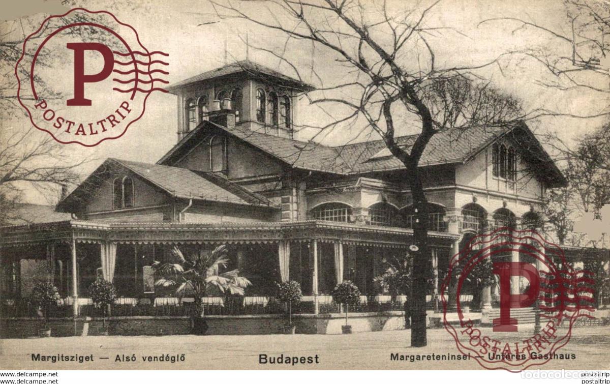 Postales: MARGITSZIGET ALSO VENDEGLO MARGARETENINSEL UNTERES GASTHAUS L BUDAPEST hongrie