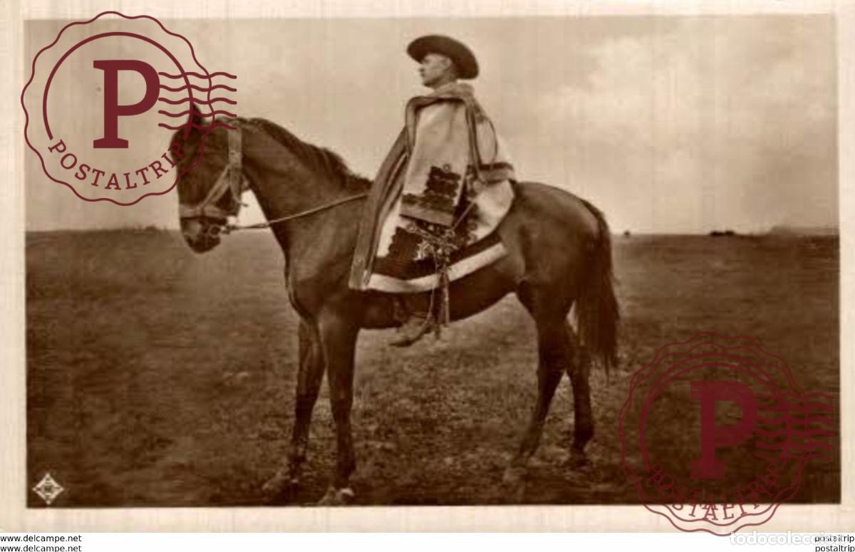 Postales: HUNGRIA HUNGARY. ELET A HORTOBAGYON: CSIKOSLEGENV LOVAVAL. - REAL PHOTO