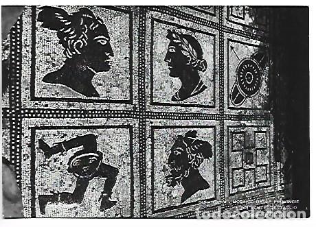 Postales: MOSAICO DELLE PROVINCIE E DEI VENTI-DETTAGLIO.- OSTI / ITALIA