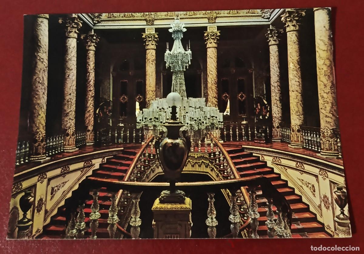 Postkarten: POSTAL ESCALERA DE CRISTAL - PALACIO DE DOLMABAHCE - ESTAMBUL - TURQU&Iacute;A