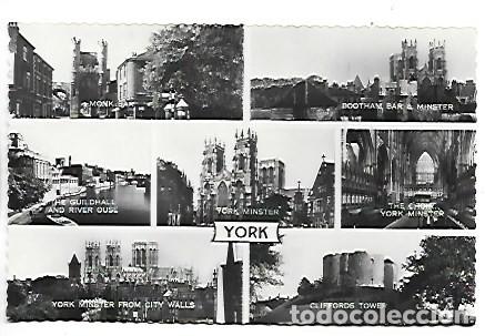 Postales: MISCELANEA CON 7 VISTAS DE YORK.- REINO UNIDO