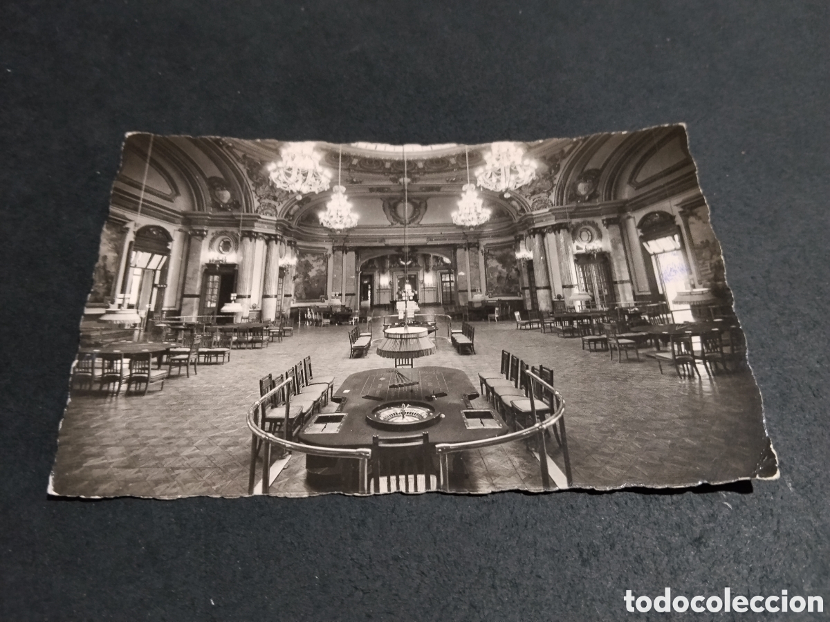 Postales: Postal antigua Montecarlo,sala Casino