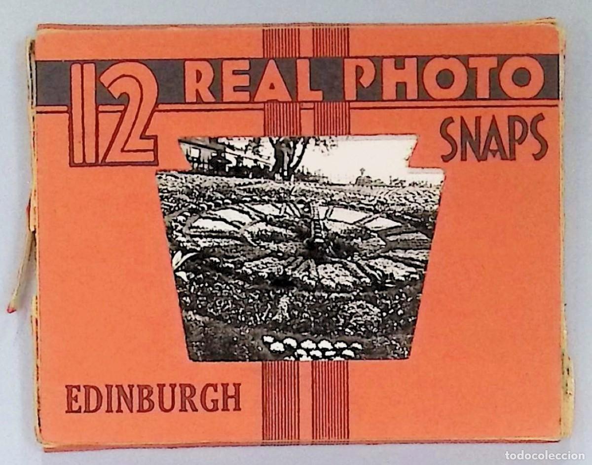Postales: Edinburgh. 12 Real Photo Snaps.[Edimburgo, ca. 1930-1950].