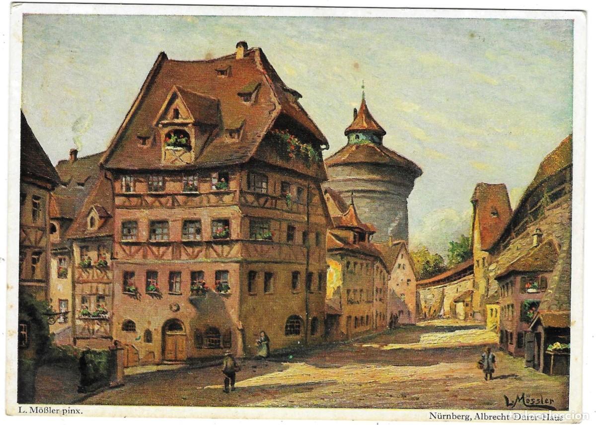 Postales: Postal Alemania. Nurnberg. Pintura. Albrech Durer Haus. ref. 7-ale120