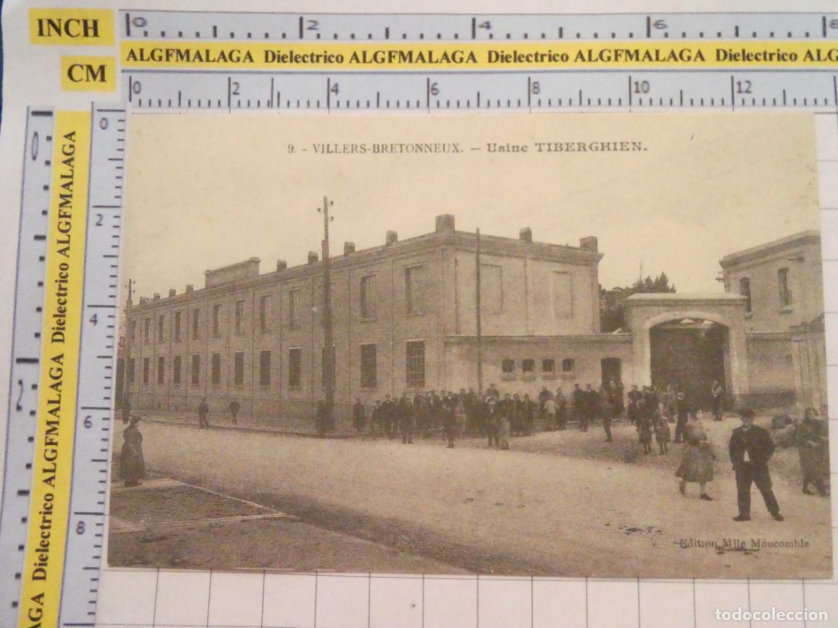 Postales: ANTIGUA POSTAL FACS&Iacute;MIL LA FRANCIA DE OTRO TIEMPO. VILLERS BRETONNEUX USINE TIBERGHIEN. 3059