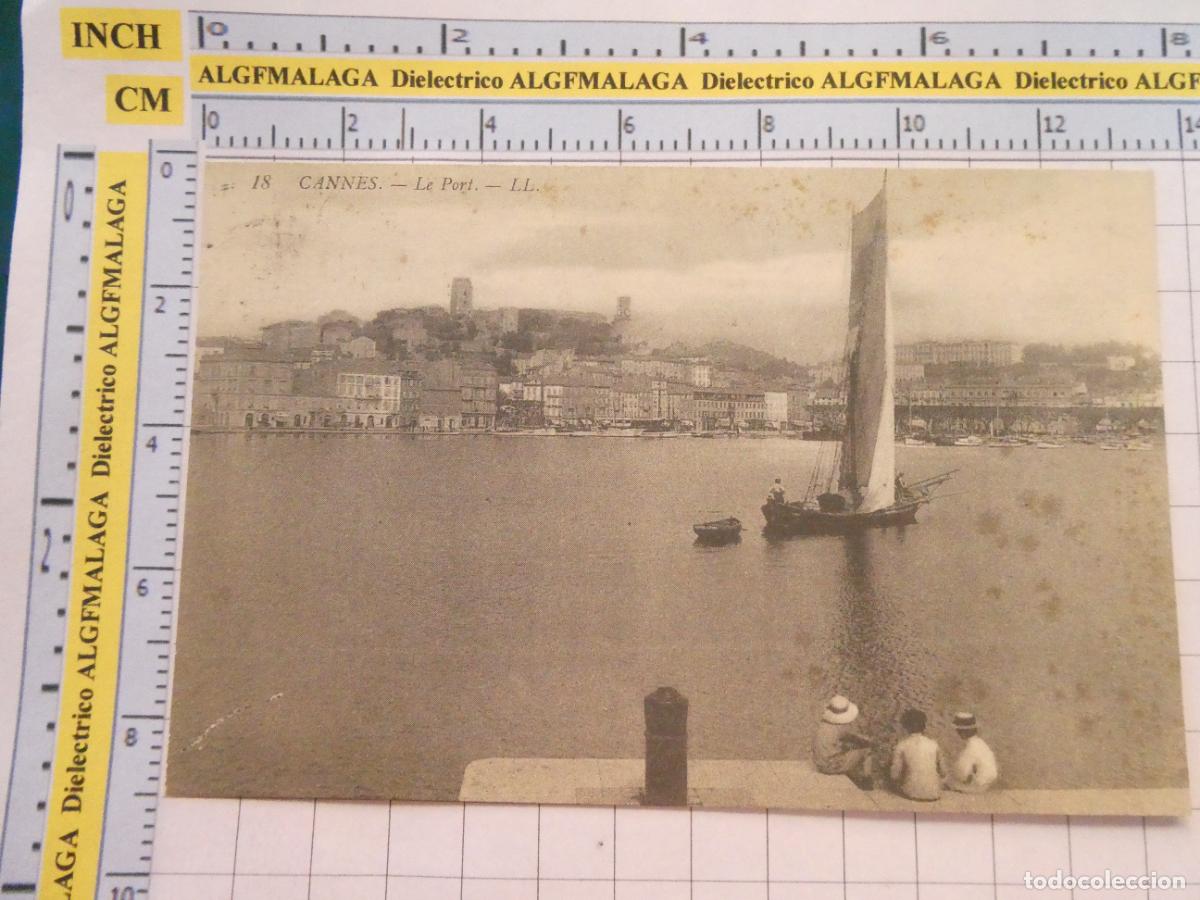 Postales: ANTIGUA POSTAL FACS&Iacute;MIL LA FRANCIA DE OTRO TIEMPO. CANNES LE PORT. 3064