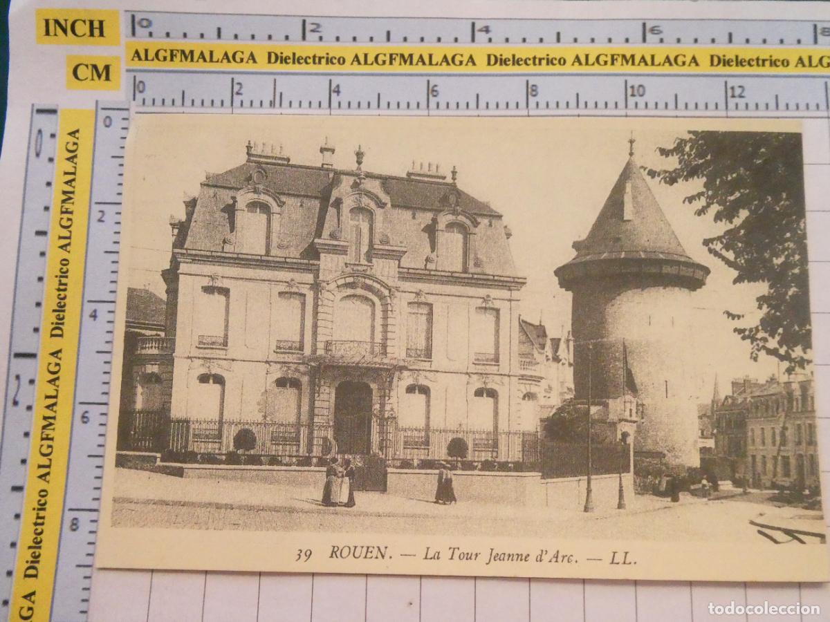 Postales: ANTIGUA POSTAL FACS&Iacute;MIL LA FRANCIA DE OTRO TIEMPO. ROUEN LA TOUR JEANNE D'ARC. 3066