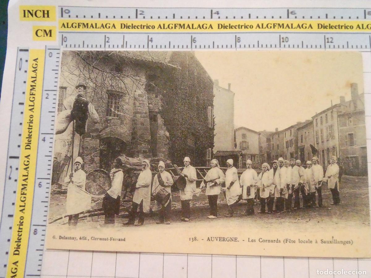 Postales: ANTIGUA POSTAL FACS&Iacute;MIL LA FRANCIA DE OTRO TIEMPO. TIPISMO FOLKLORE AUVERGNE LES CONARDS 3073