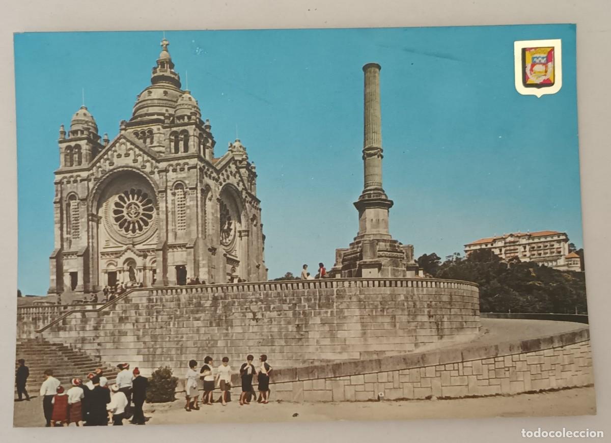 Postales: VIANA DO CASTELO (PORTUGAL). TEMPLO MONUMENTO DE SANTA LUZIA - LIFER / ESCUDO DE ORO
