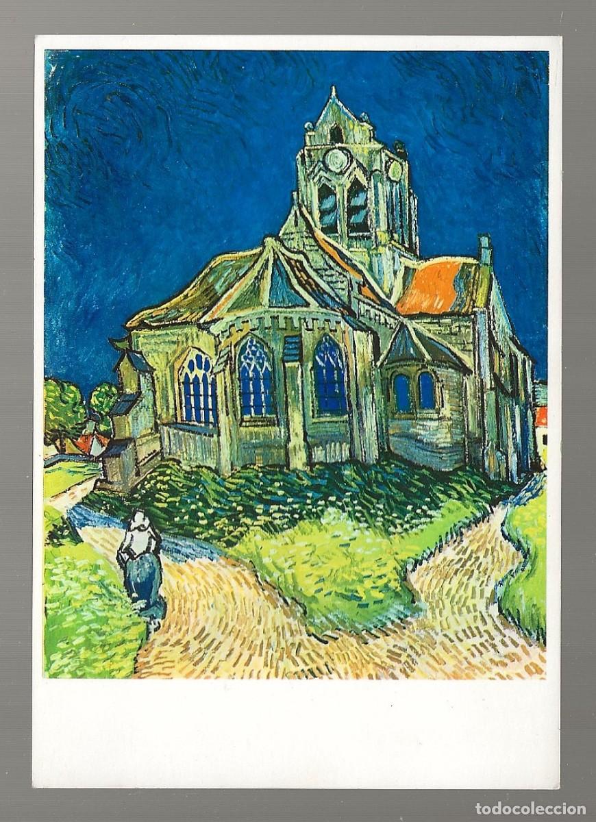 Postales: POSTAL - L'EGLISE D'AUVERS - VAN GOGH - MUS&Eacute;E DE L'IMPRESIONISME - PARIS