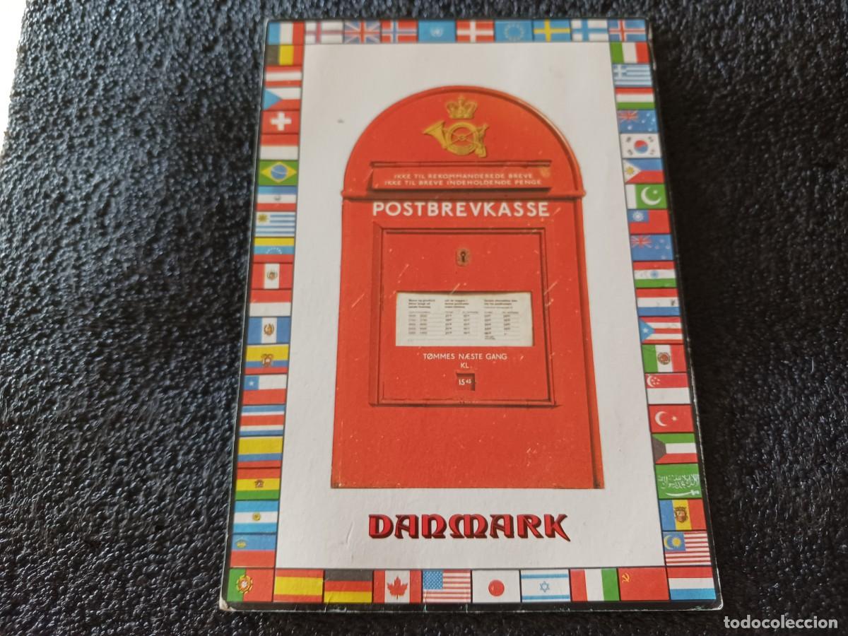 Postales: danmark letter box, buzon de correos, circulada