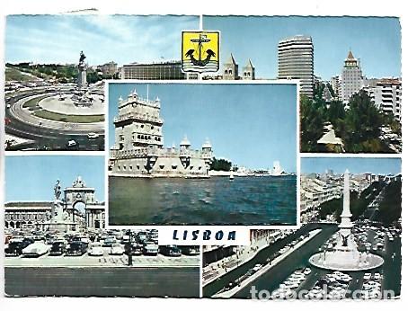 Postales: 5 VISTAS DE LISBOA / PORTUGAL