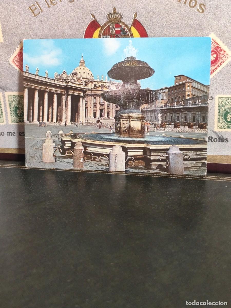 Postales: P6308 Postal Roma 1036 Ciudad del Vaticano Plaza S. Pedro Kodak