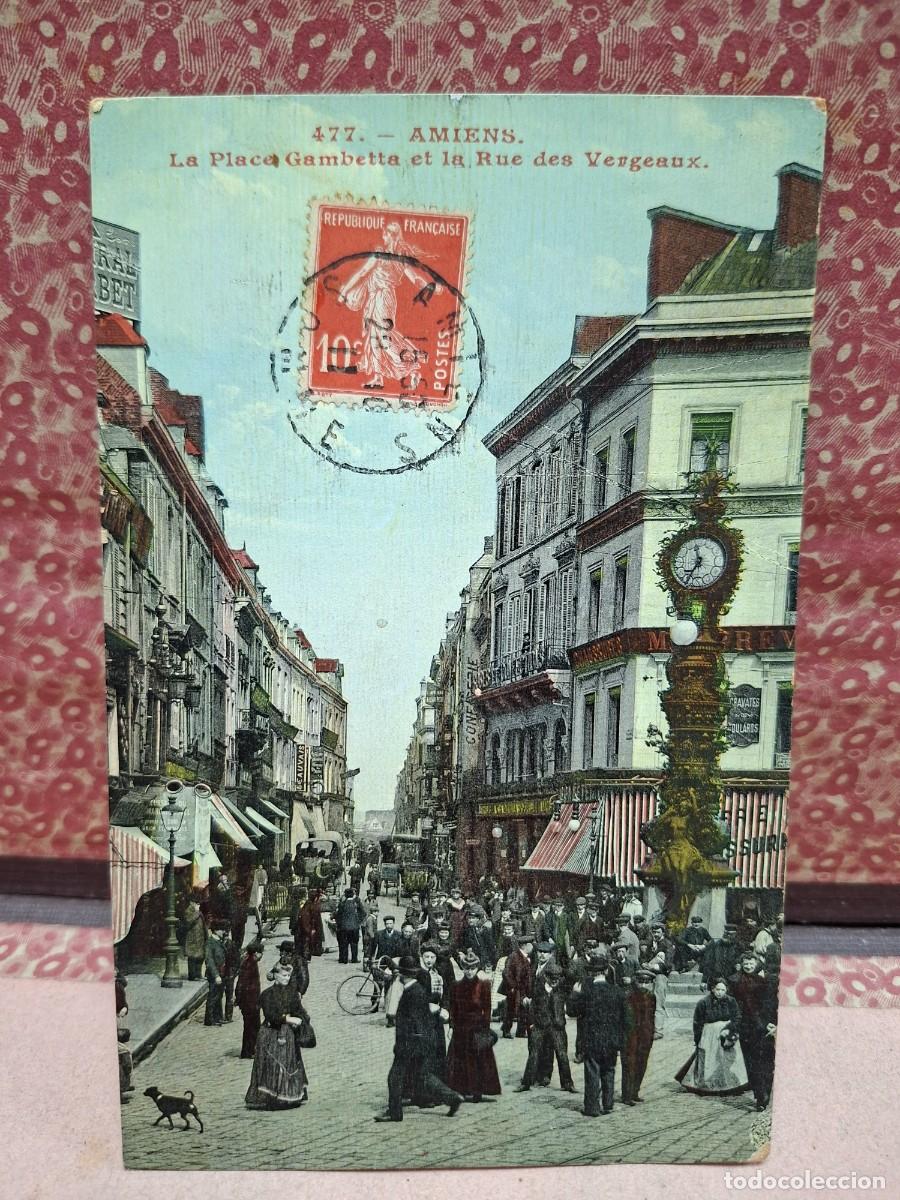 Postkarten: ANTIGUA POSTAL AMIENS FRANCIA 1911