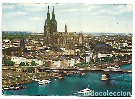 Cartoline: BLICK AUF DIE ALTSTADT MIT DOM UND DEUTZER-BRUCKE.- KOLN AM RHEIN / ALEMANIA