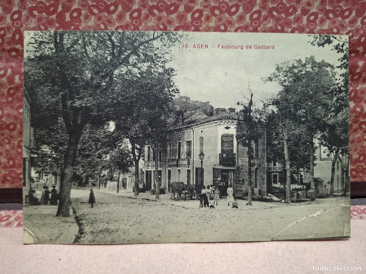 Postkarten: ANTIGUA POSTAL FRANCIA AGEN FAUBOURG DE GAILLARD