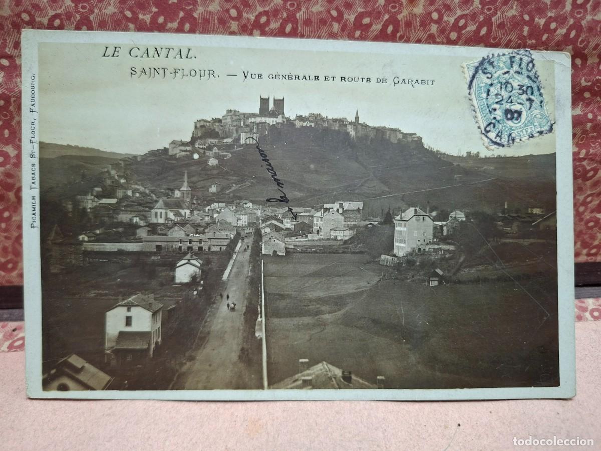 Postkarten: ANTIGUA POSTAL LE CANTAL SAINT FLOUR FRANCIA