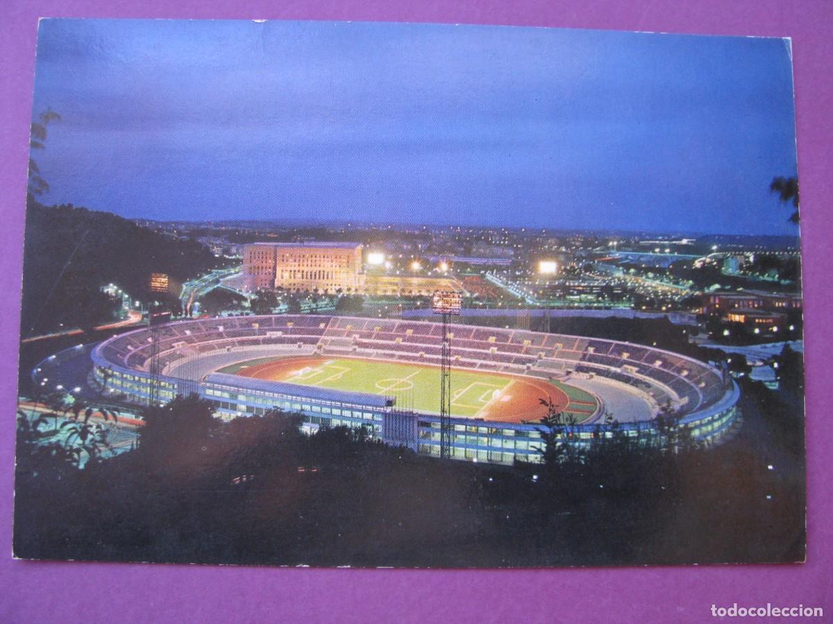 Cartoline: POSTAL DE ITALIA. ROMA DI NOTE. STADIO OLIMPICO. 1970