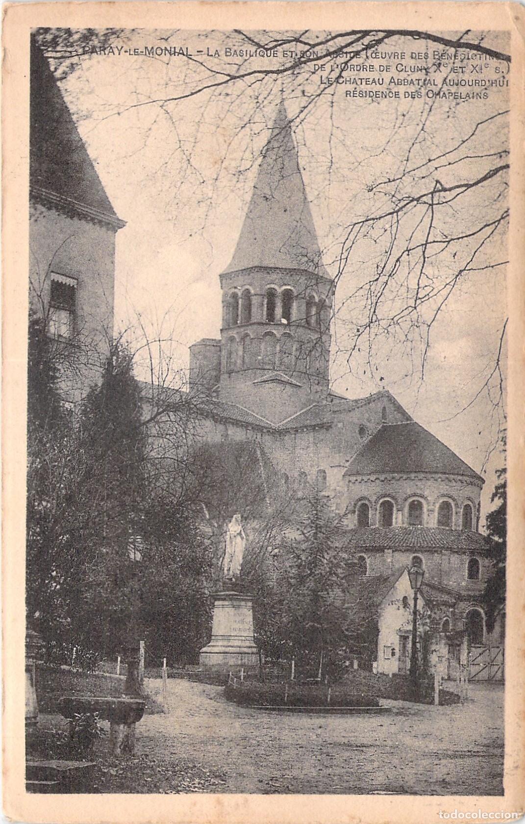 Cartoline: Postal de la Bas&iacute;lica y Abad&iacute;a en Paray-le-Monial, Francia