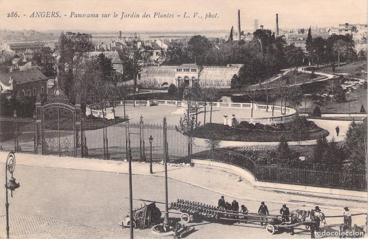 Cartoline: Postal de Angers: Vista del Jard&iacute;n de las Plantas