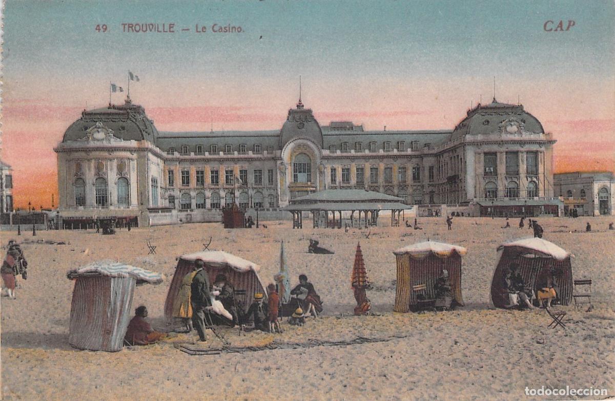 Postcards: Postal de Trouville Casino en la Playa