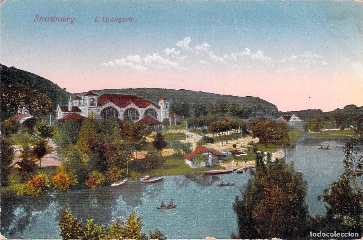 Postkarten: Postal de L'Orangerie en Estrasburgo, Francia