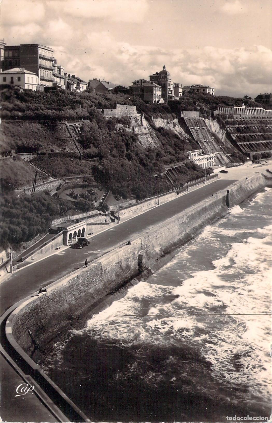 Postkarten: Postal de Biarritz, La C&ocirc;te des Basques, Francia