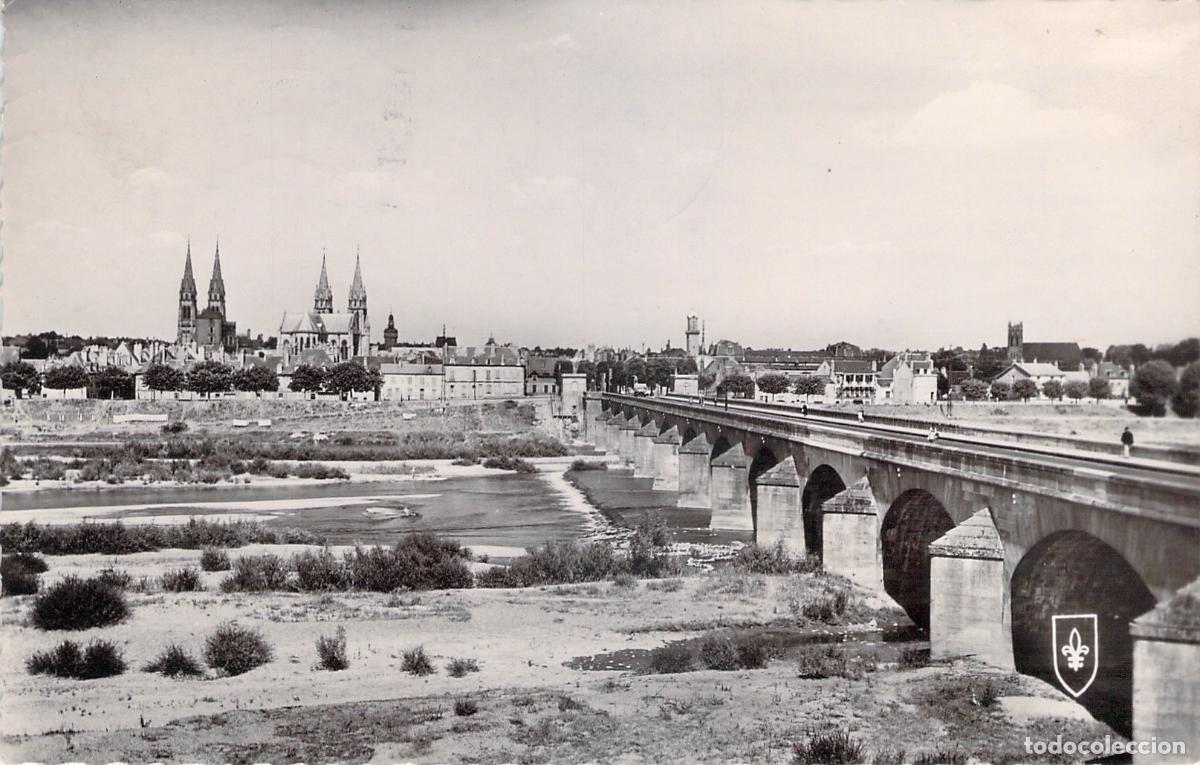 Postkarten: Postal de Moulins con Vista General y el Puente R&eacute;gemortes