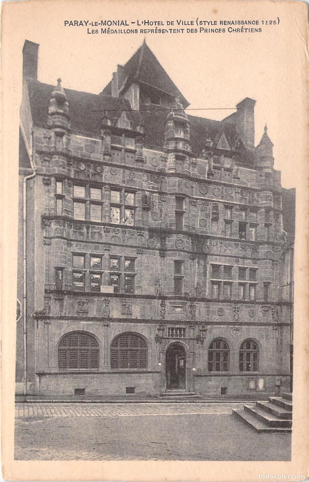 Postkarten: Postal de Paray-le-Monial Ayuntamiento Estilo Renacentista