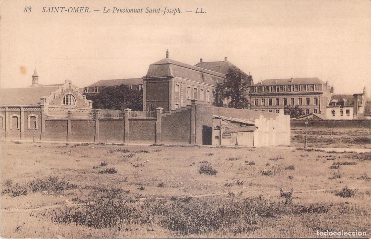 Postkarten: Postal de Saint-Omer: Pensionnat Saint-Joseph en Francia