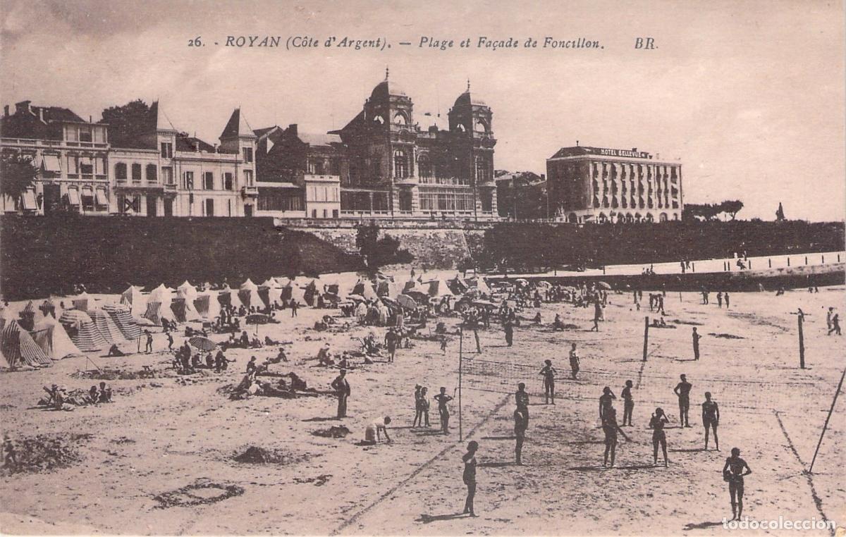 Postkarten: Postal de Royan Playa y Fachada de Foncillon