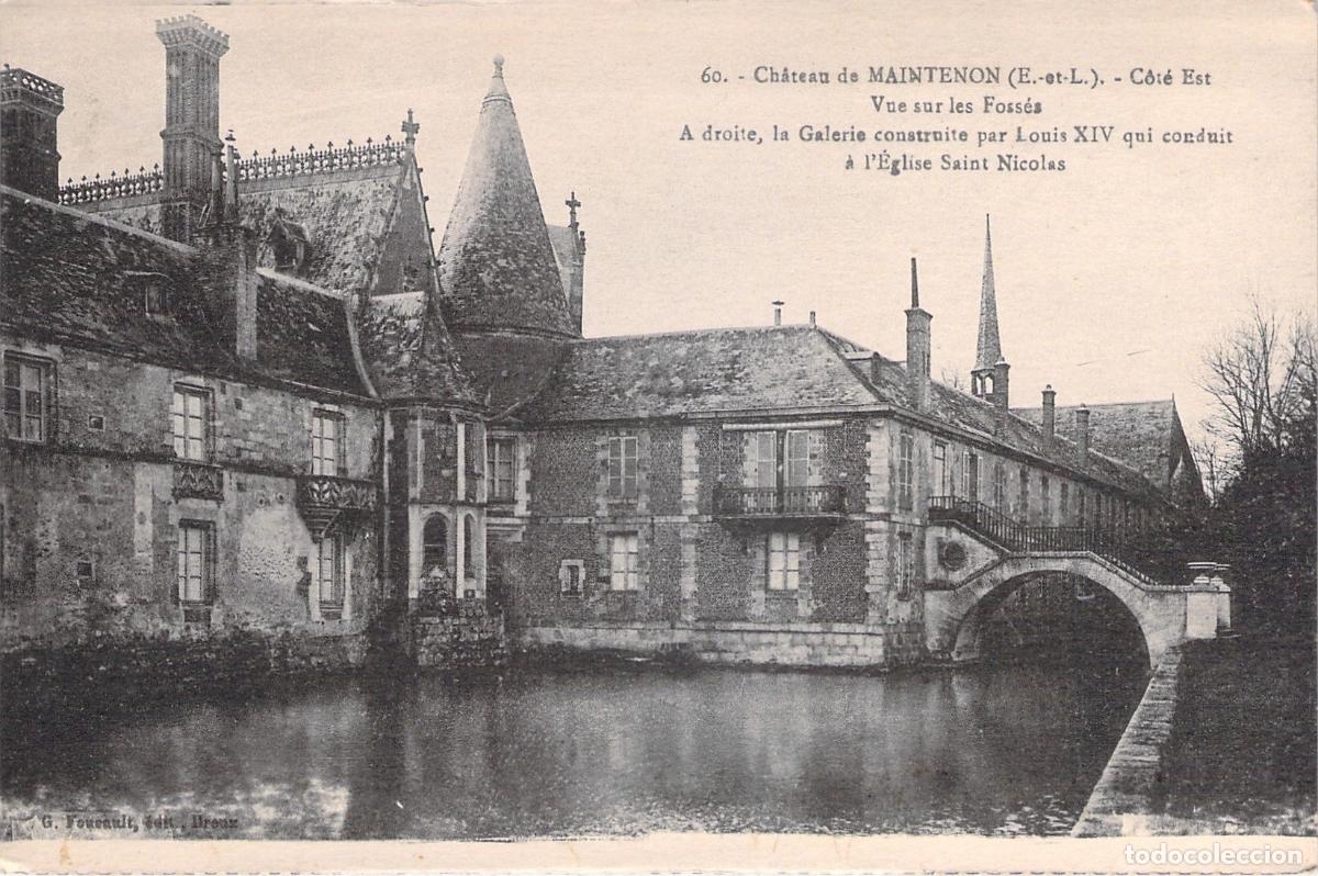Cartoline: Postal del Castillo de Maintenon en Francia