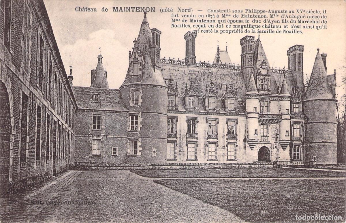 Postcards: Postal del Castillo de Maintenon, Francia, Vista Norte