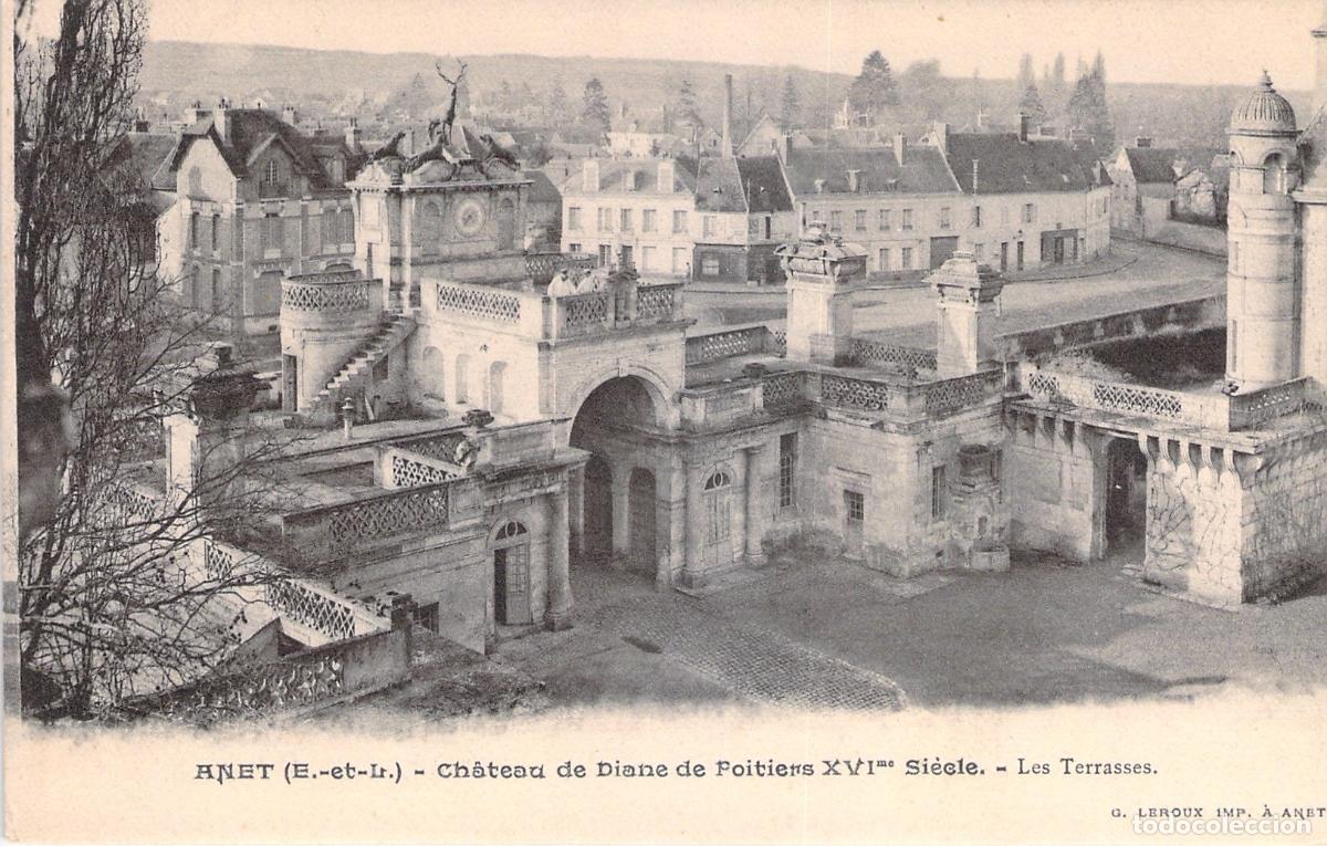 Postcards: Postal de Anet Francia Castillo de Diane de Poitiers