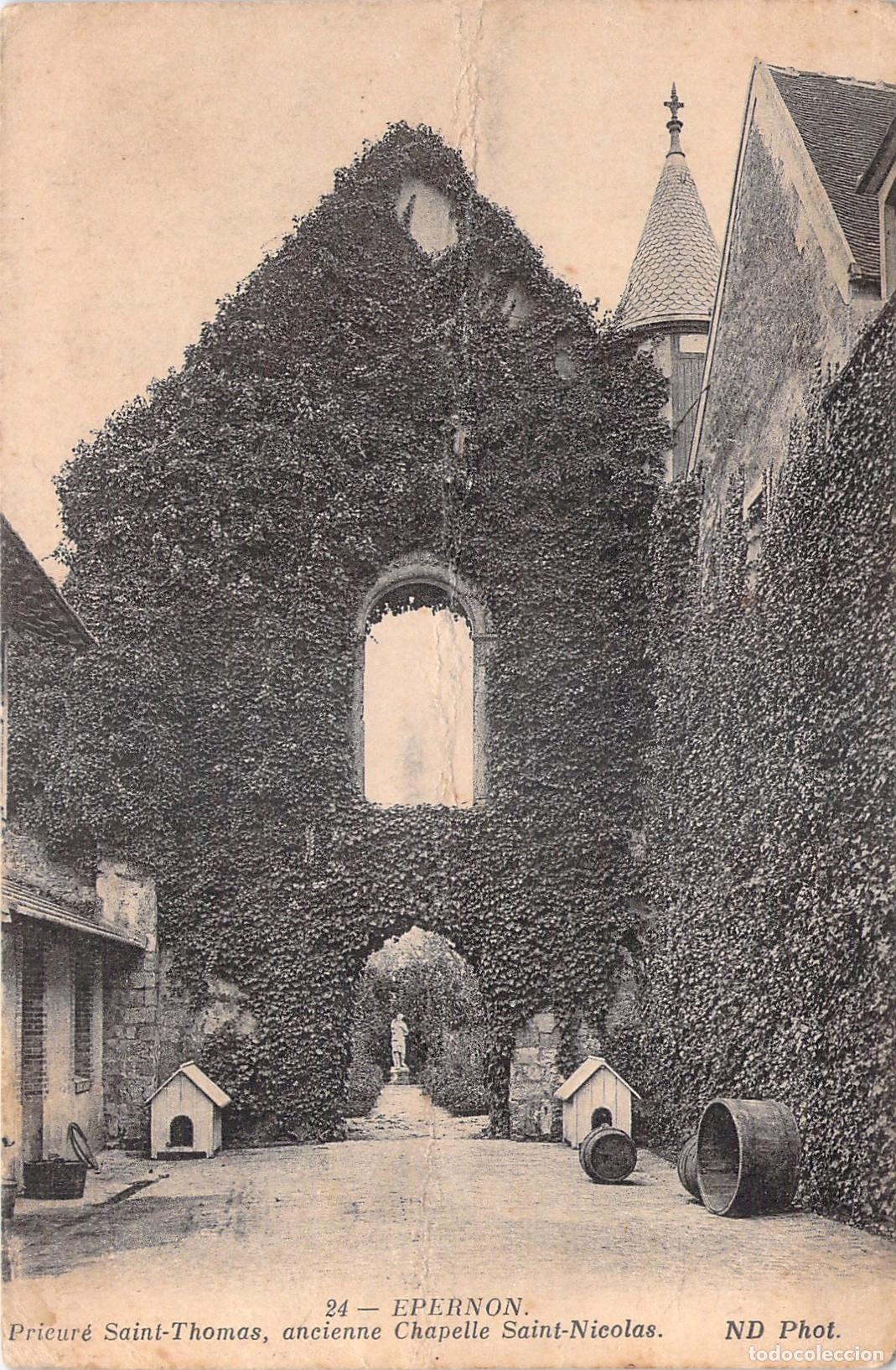 Postcards: Postal de Epernon Prieur&eacute; Saint-Thomas antigua capilla