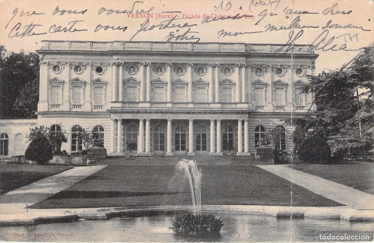 Postcards: Postal del Castillo de Bizy en Vernon, Francia