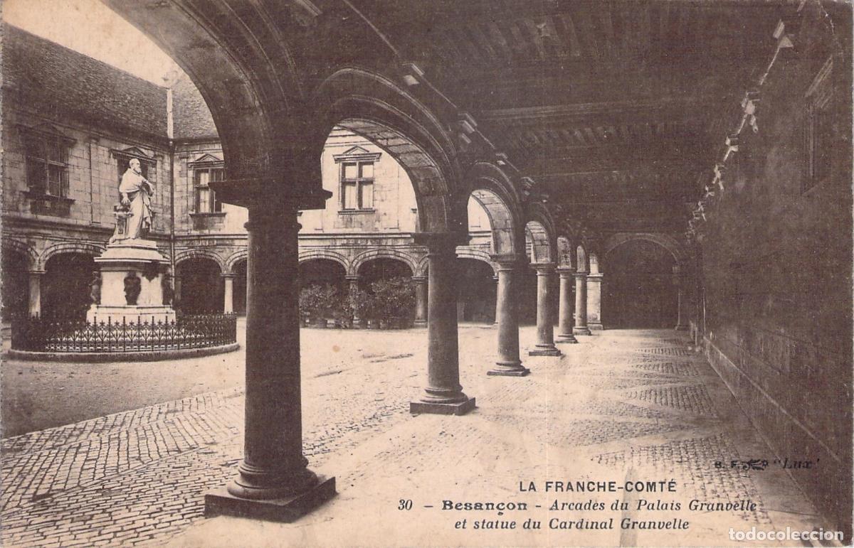 Postcards: Postal de los Arcos del Palacio Granvelle en Besan&ccedil;on