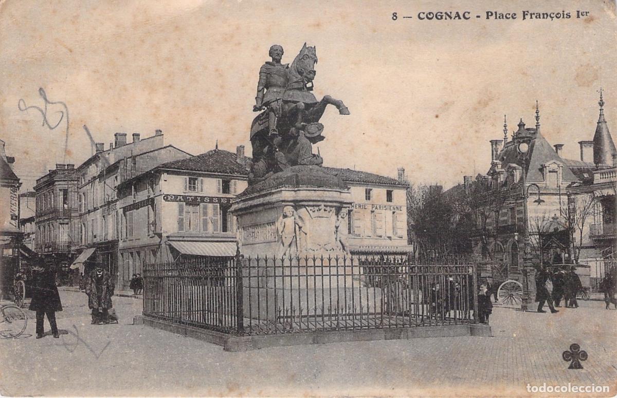 Postcards: Postal de Cognac Place Fran&ccedil;ois Ier Francia