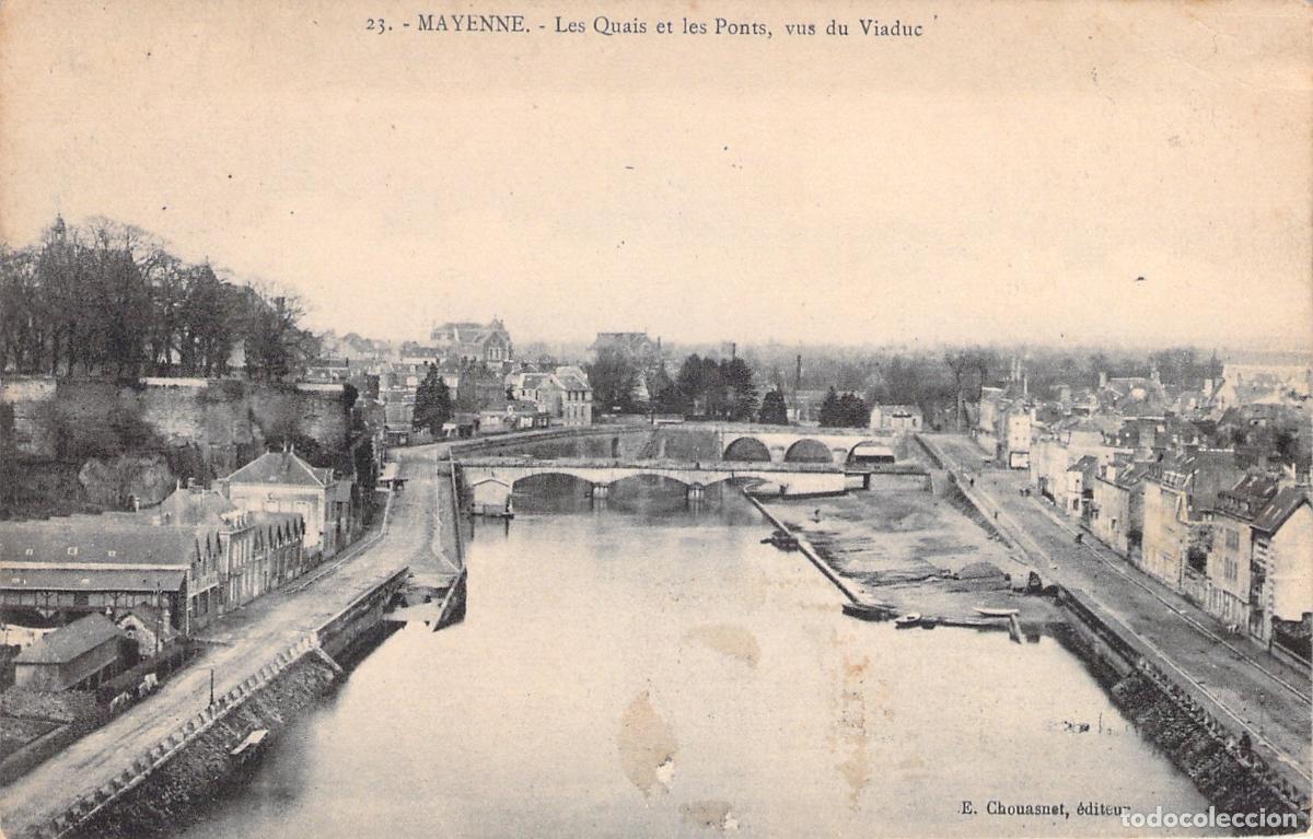 Postales: Postal de Mayenne Francia Muelles y Puentes Vista desde el Viaducto