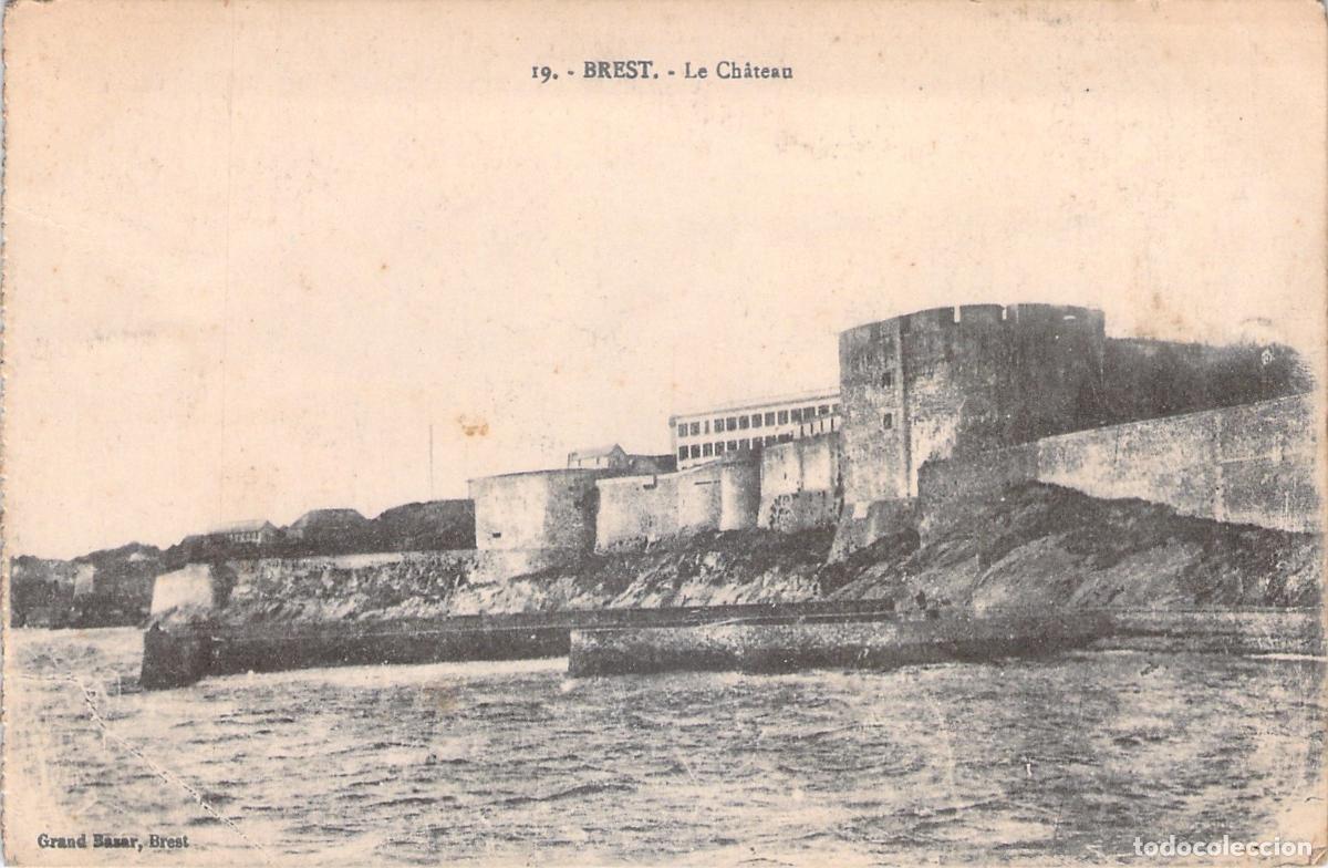 Postkarten: Postal de Brest Castillo Fortificaci&oacute;n Francia