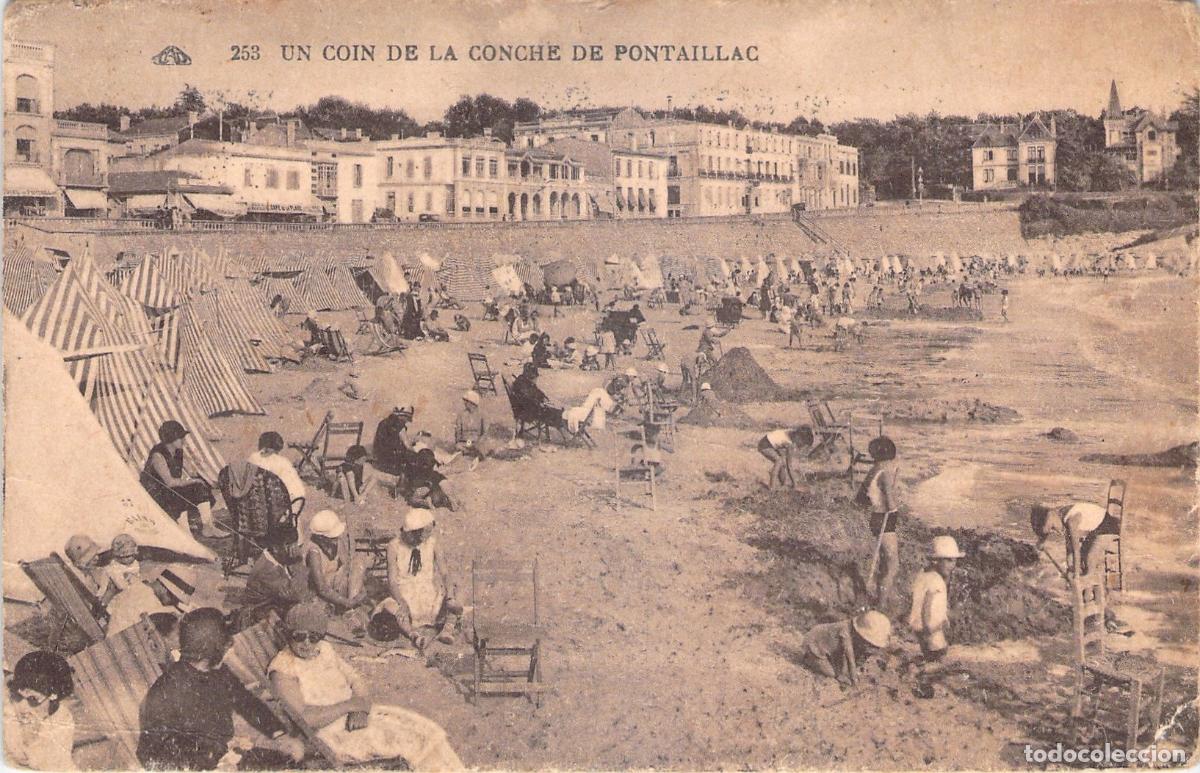Postales: Postal de la playa de Pontaillac en Royan