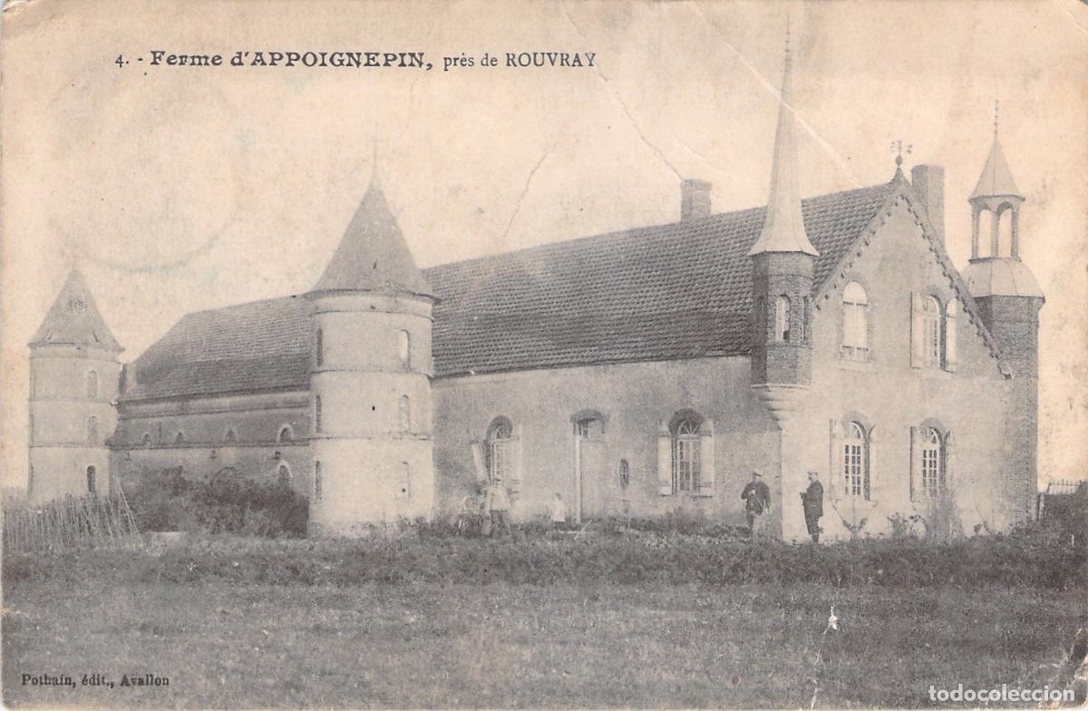 Postales: Postal de la Granja de Appoignepin en las cercan&iacute;as de Rouvray