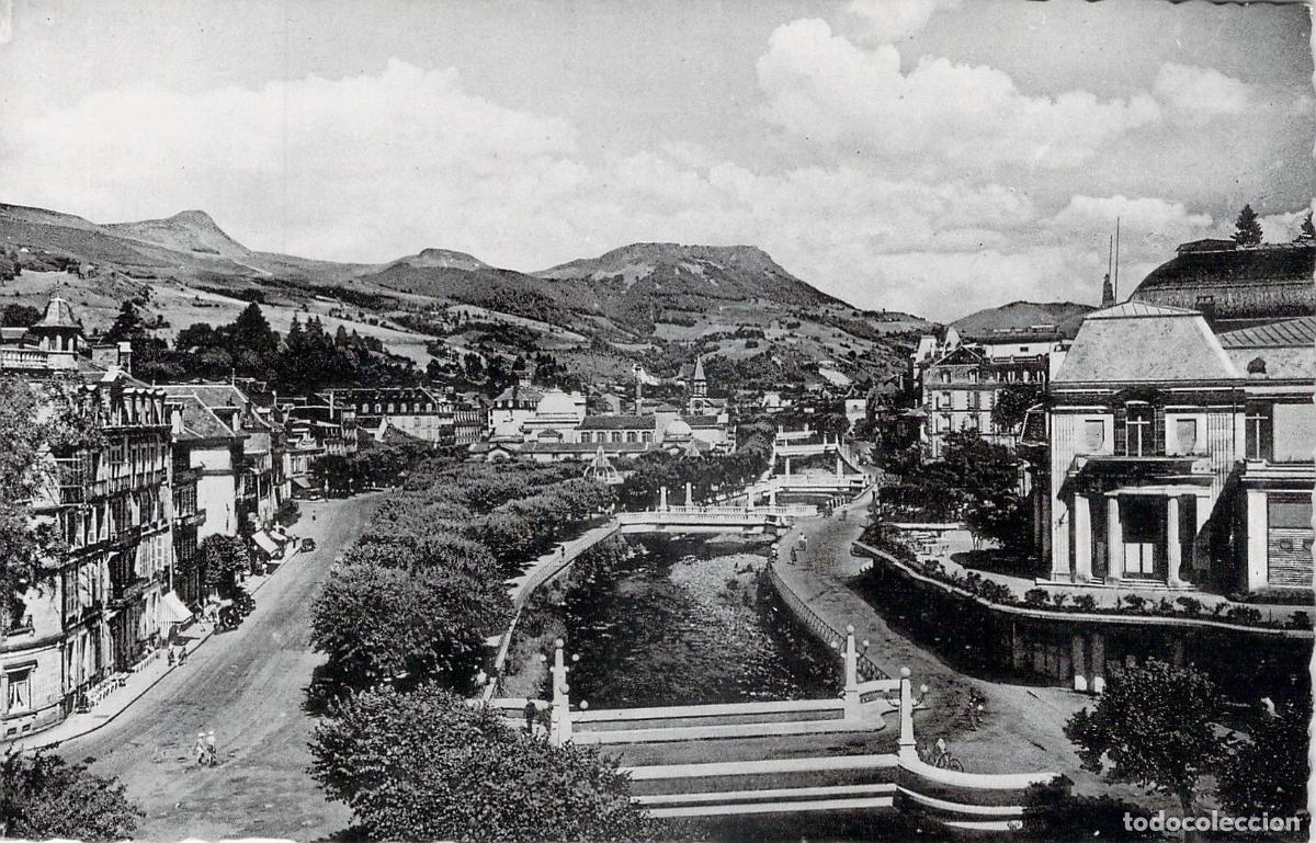 Cartes Postales: Postal de La Bourboule con vista a los puentes sobre el r&iacute;o Dordo&ntilde;a