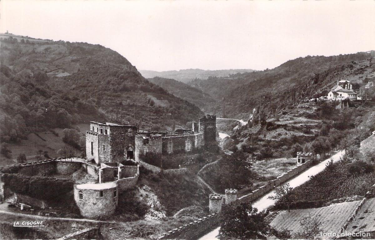Postales: Postal del Castillo de Chouvigny y el Valle del Sioule en Allier