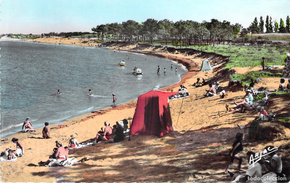 Postales: Postal de la playa de Boyardville, Isla de Oleron, Francia
