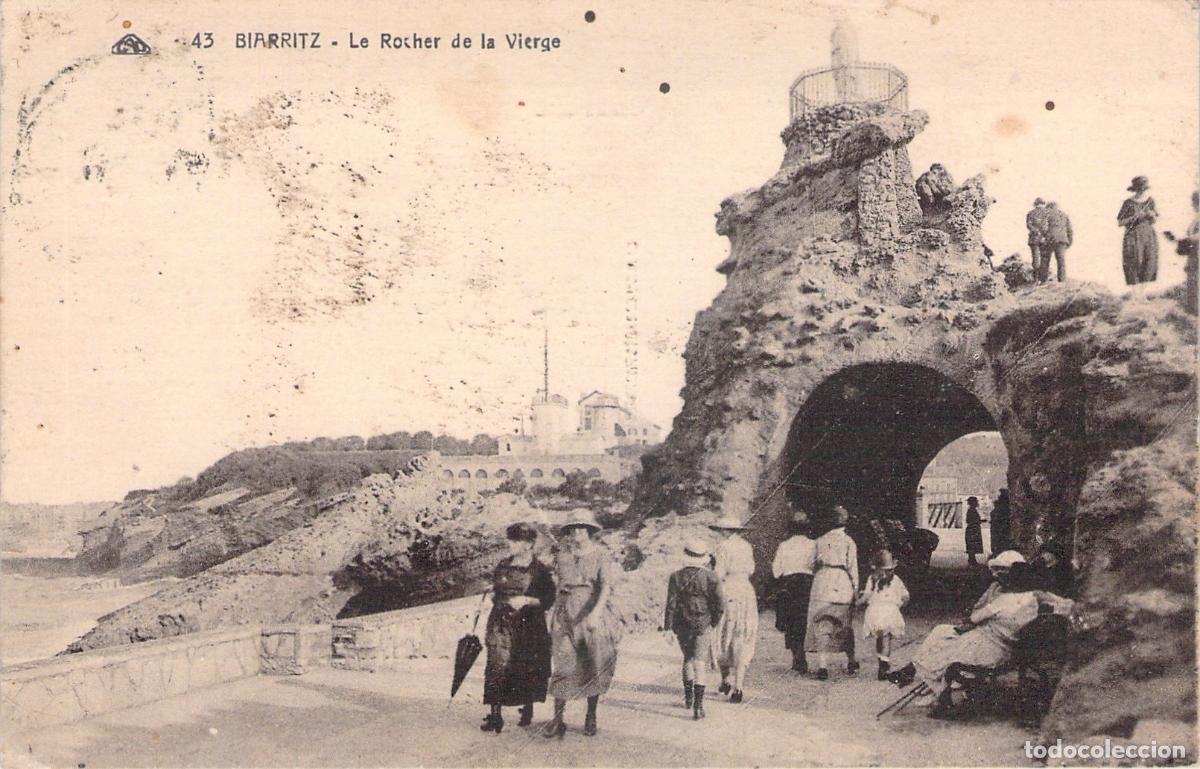 Postales: Postal de Biarritz: Le Rocher de la Vierge