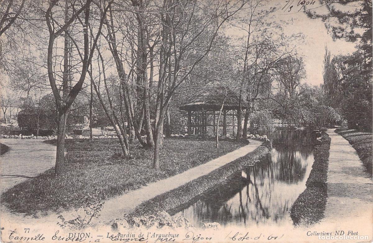 Postcards: Postal de Jardin de l'Arquebuse en Dijon Francia