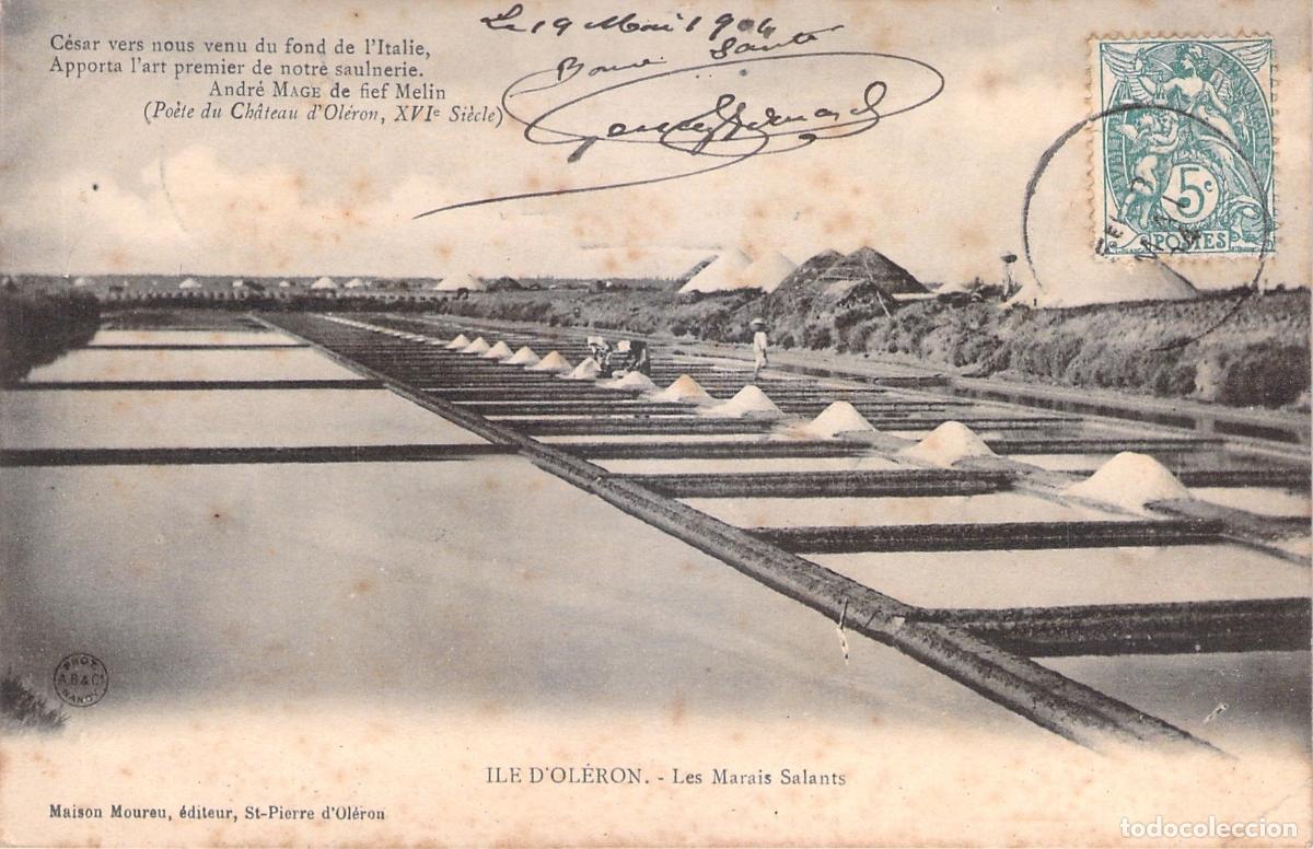 Postales: Postal de las Salinas en la Isla de Oleron, Francia
