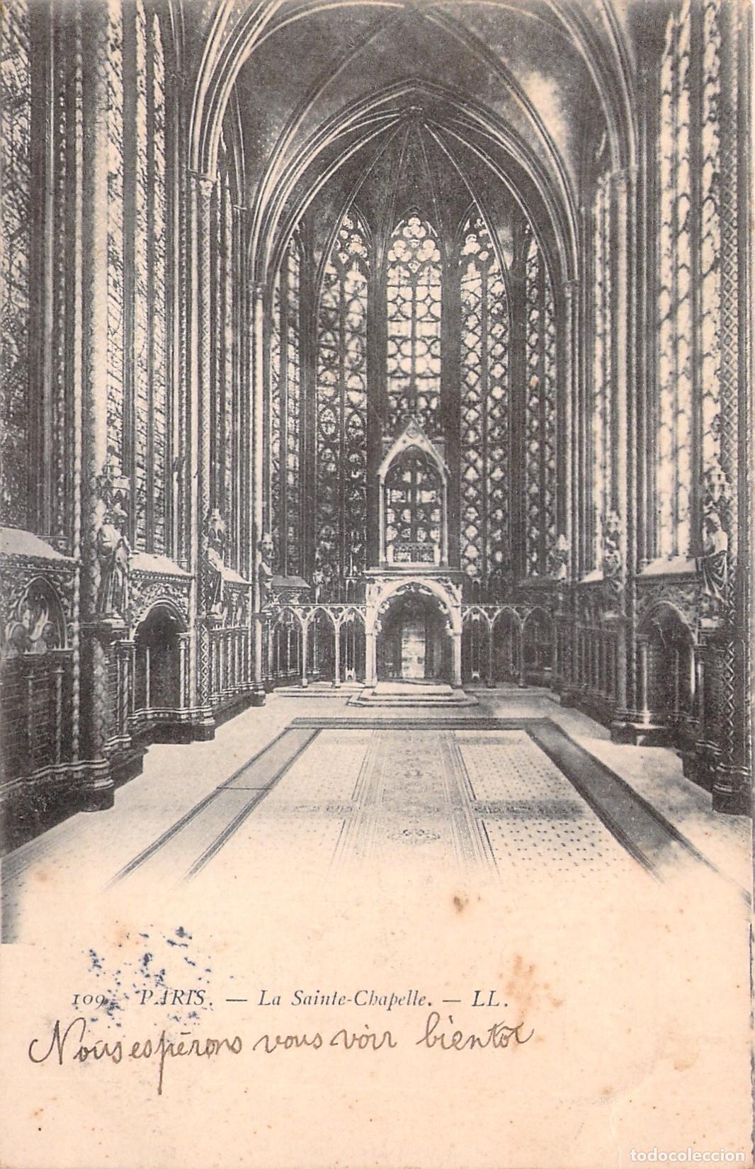 Postales: Postal de la Sainte-Chapelle en Par&iacute;s