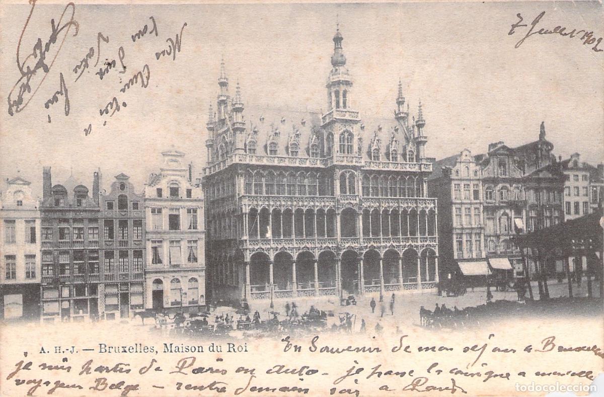 Postcards: Postal de la Maison du Roi en Bruselas B&eacute;lgica